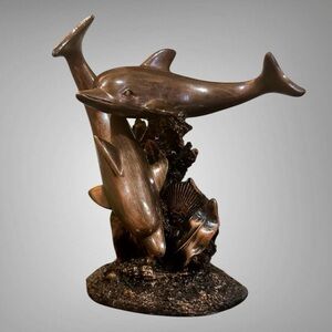 JUMPING DOLPHINS TABLETOP DECOR